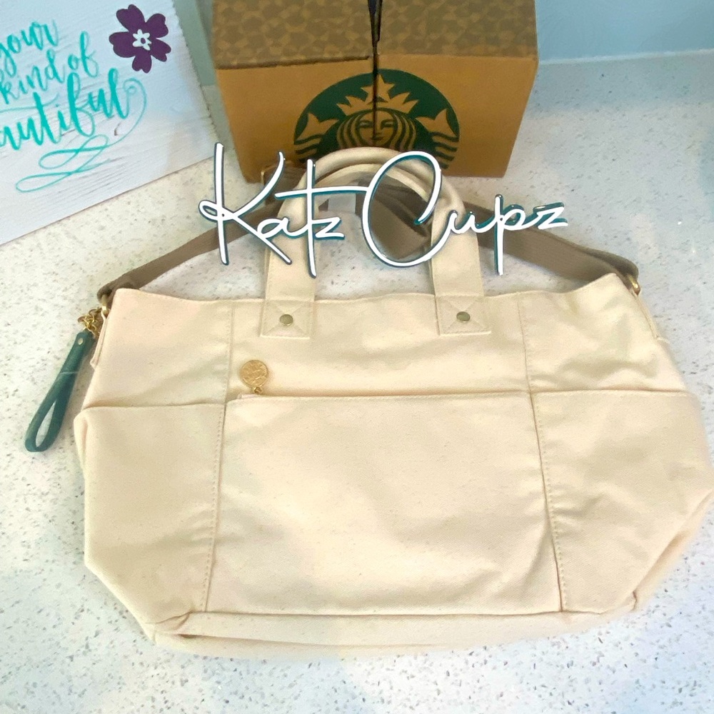 Starbucks Canvas Korea The First Store Ecobag Tote Messenger Bag